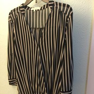 Eden & Olivia stripped sheer top